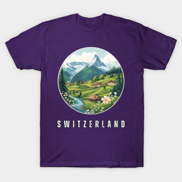 Switzerland T-Shirt by Mary_Momerwids